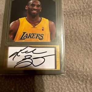 KOBE BRYANT - ACEO Facsimile Autograph Trading Card - Mint