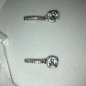 UK Swarovski Crystal Knot Stud Earrings Sterling Silver Gift - Etsy UK