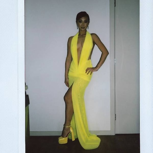 Moralfibre Offwhite Pearl String Dress main image 1