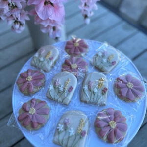 Greenery Wedding Cookies Modern Neutral Mini Sugar Cookies - Etsy