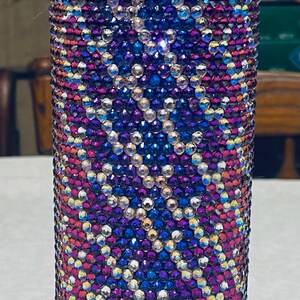 Jagged Spiral Rhinestone Pattern 24 Oz. Plump 50 Stones Wide Ss20/5mm ...