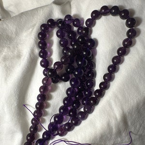 Deep Purple Amethyst Beads Brazil Grade AAA Genuine Natural - Etsy