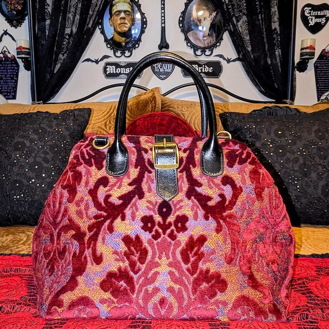 Handsewn Carpet Purse-mary Poppins Carpet Bag-everyday Carry