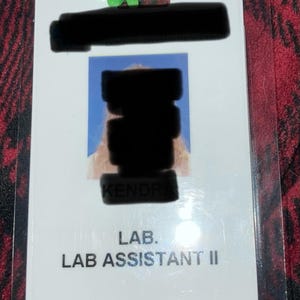 Order of draw badge card