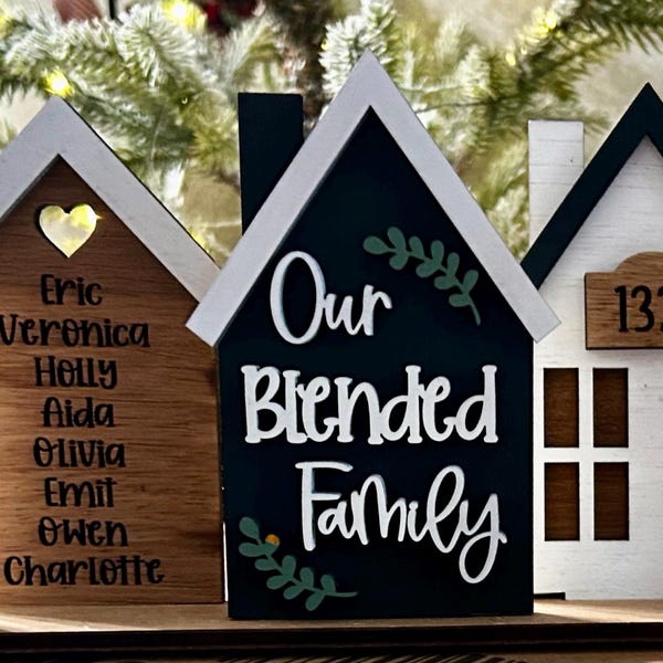 Personalized Family Sign, Custom Standing House Decor, Farmhouse Decor ...