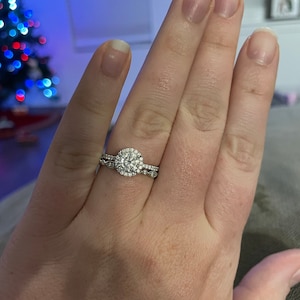 Dainty Diamond Chain Ring 14k Gold Diamond Chain Ring | Etsy