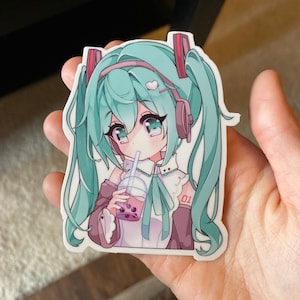 Chibi Miku Bubble stickers – Kawaii Shirt