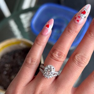 Classic Vintage Diamond Wedding Band - White Gold Round