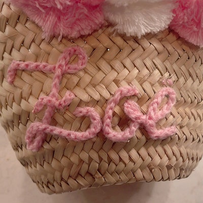 French Market Straw Bag With Leather Handles - Natural/Brown