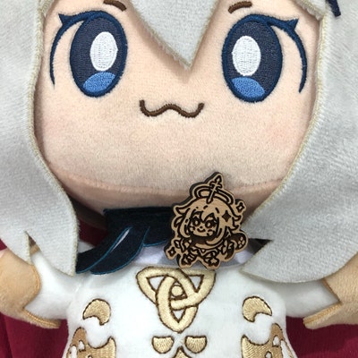 Paimon Wood Pin Genshin Impact Pin Laser Etched Wood Pin - Etsy