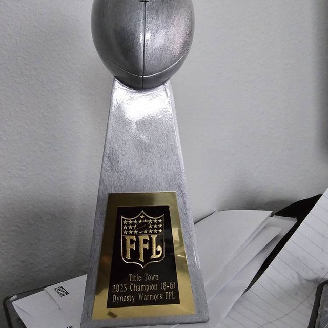FANTASY FOOTBALL TROPHY MONSTER- FREE ENGRAVING - SHIPS IN 1 BUSINESS DAY