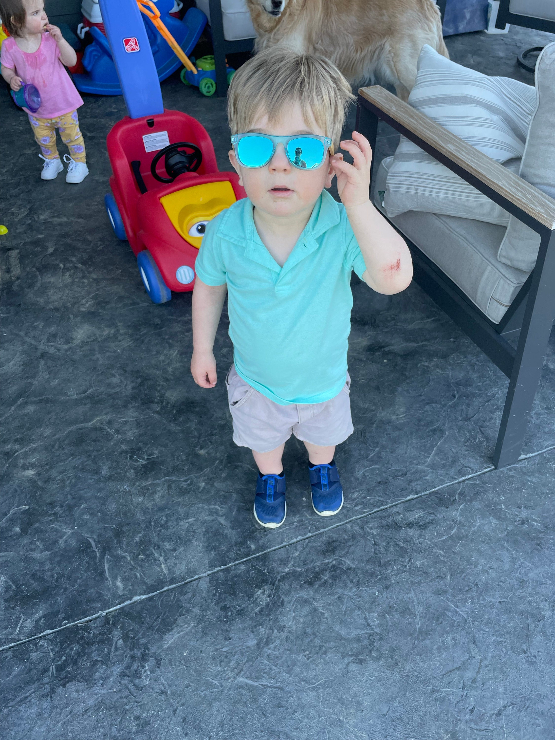 Personalized Ring Bearer Sunglasses with Badge, Kids Flower Girl Sunglasses, Junior Groomsman Gift, Page Boy Sunglasses, Ring Bearer Gift