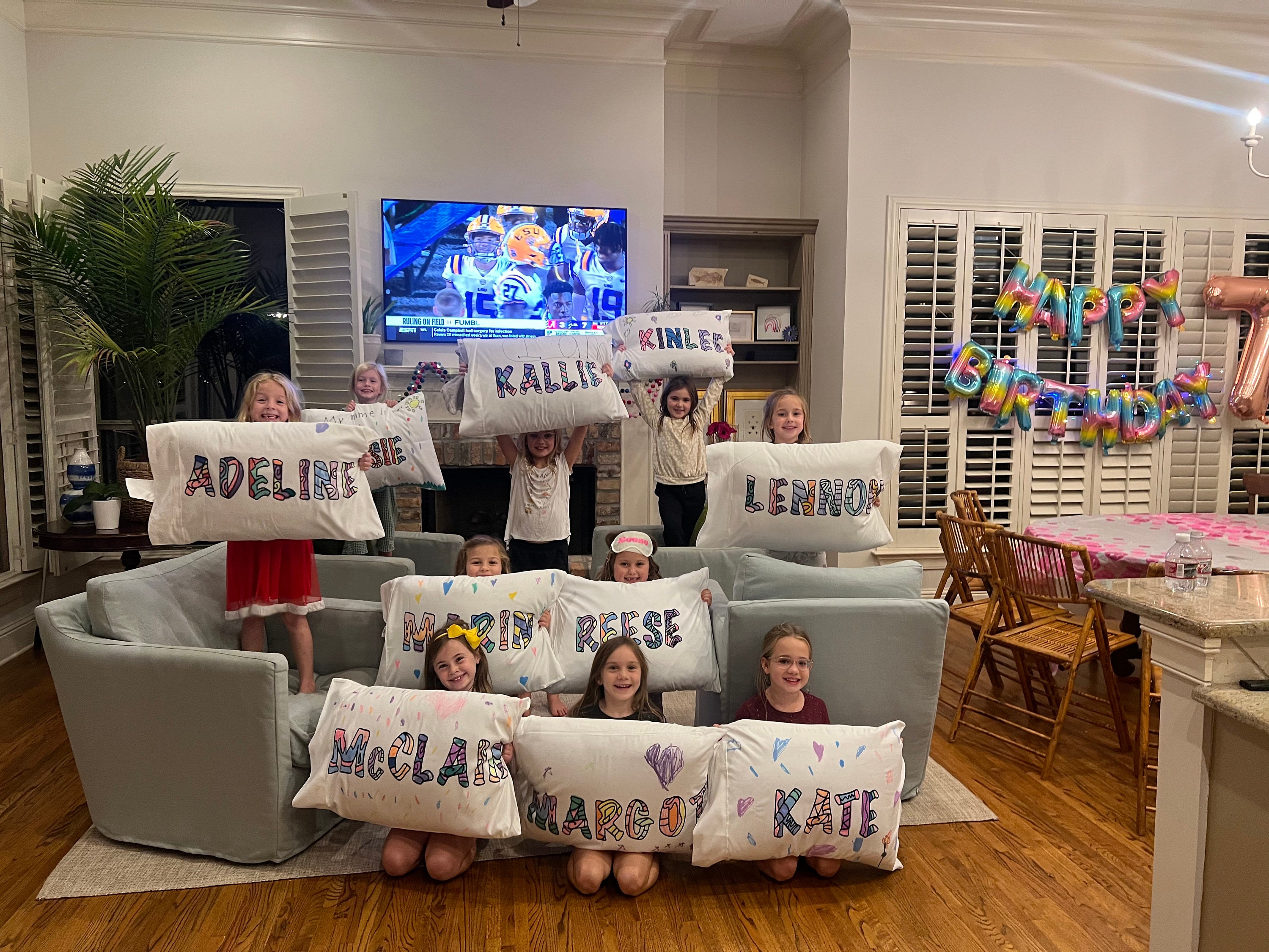 DIY Custom Pillowcase Easter Gifts for Kids  Children's Party Sleepover Party Favors Holiday Gifts