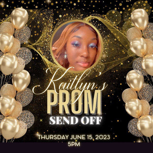 Prom Invitation Flyer, Prom Event Flyer, Prom Invitation, Prom Event ...
