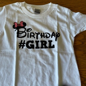 Disney Birthday Girl Shirt Disney Squad Shirt Disney Family - Etsy