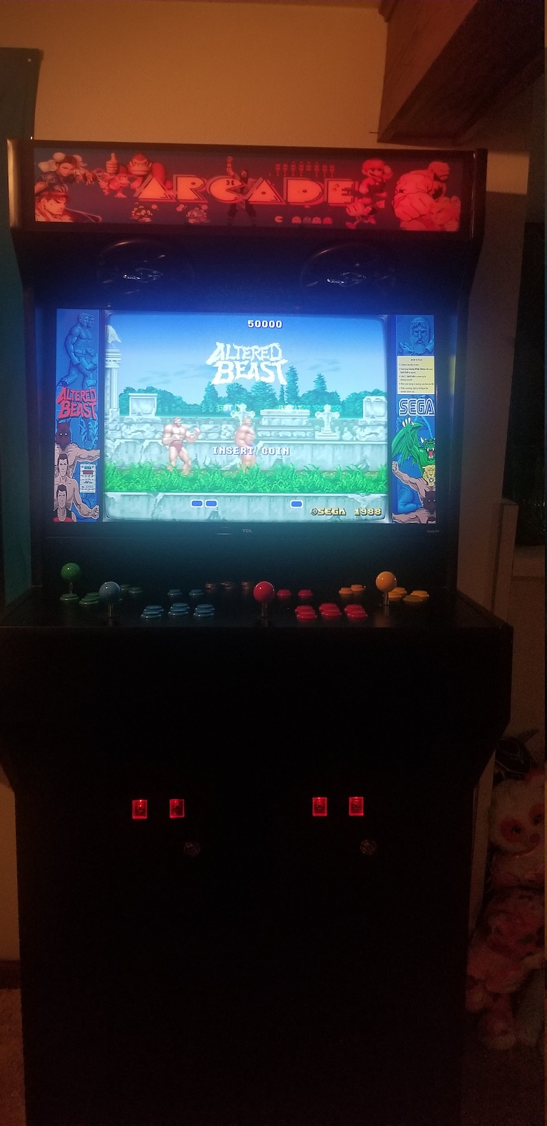 Arcade setup shared by Craig