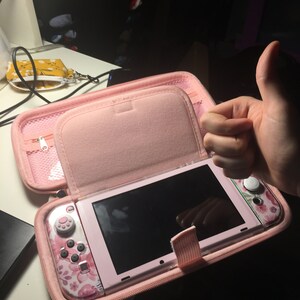 Nintendo Switch Case Pink Blue Cat Paw Carrying Case Etsy Nintendo Switch Case Pink Blue Cat Paw Carrying Case Etsy