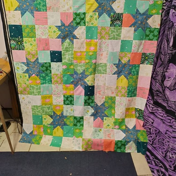 PDF Baby Quilt and Lap Quilt Pattern, ....quick and Easy, Charm Squares ...