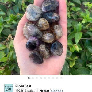 One Sacred Seven Tumbled Stone One Super Seven Rare Matrix - Etsy