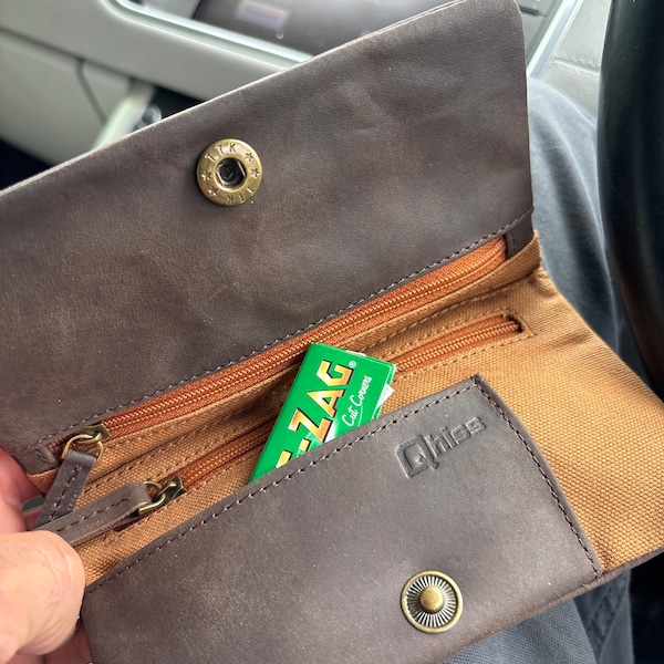 Tobacco Pouch Small Leather Bag