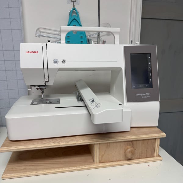 Embroidery Riser Fits Janome 400E/ 500E/550E Handcrafted Handmade ...