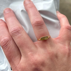 Customer photo, Stick of Butter Ring