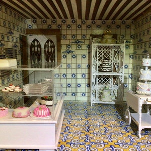 PRINTABLE FABRIC SET for Quarter Scale Miniature Chinoiserie | Etsy