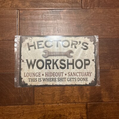Custom Rusty Green Metal Street Sign With Weathered Appearance 4 X 18 ...