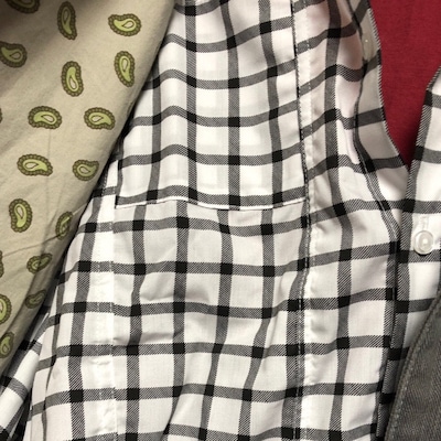 Marty Mcfly Checkered Costume Shirt - Etsy