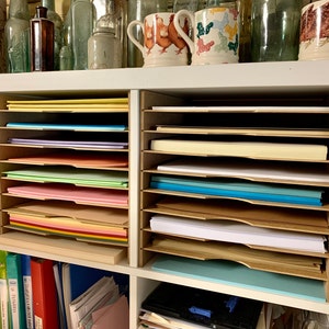 Ikea Kallax Expedit Shelf Insert Shelf Paper Compartment Paper Shelf ...