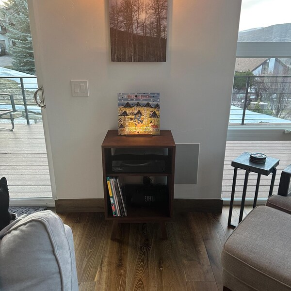 Customizable Record Storage Console / Record Player Stand / Solid ...