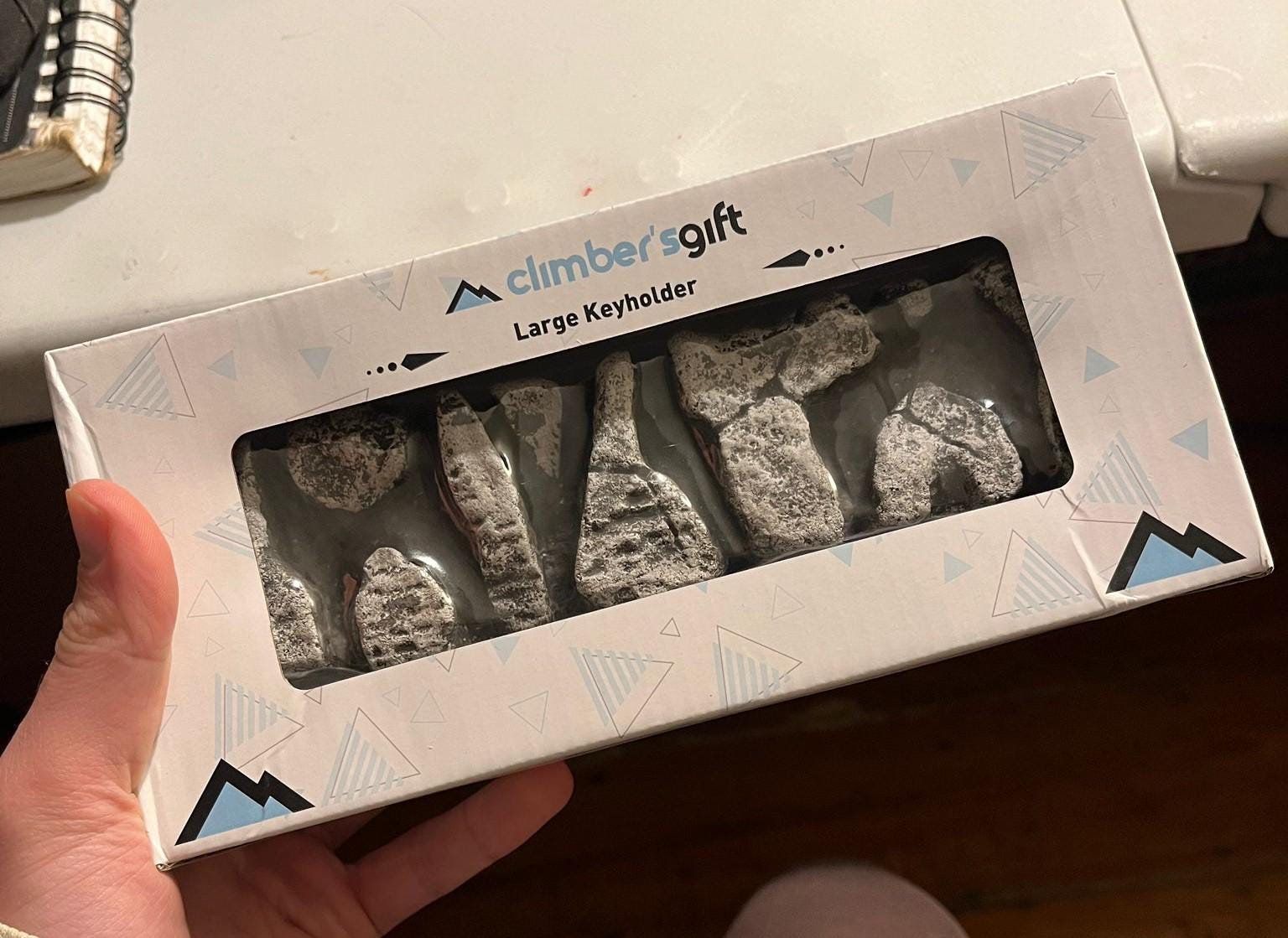 Rock Climbing Key Holder Climbers Gifts Gift for Him Her Souvenir Mountain Explorer Present Keychains Included Hand-Decorated Painted