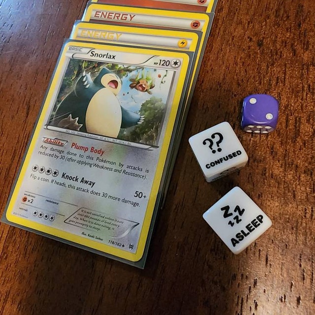 4x Deluxe Pokemon TCG Special Condition Status Dice / Burn, Poison,  Paralyzed, Asleep & Confused Markers Plus One Turn Cooldown / 16mm D6 - Etsy