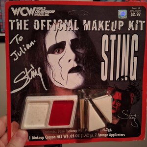 Vintage WCW NWO 1999 Sting Official Makeup Kit Wrestling NOS