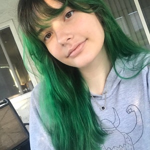 dark green hair color