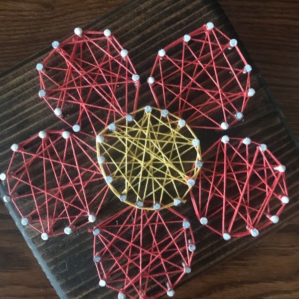 DIY Flower String Art Kit - Etsy