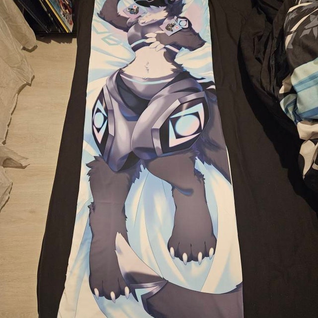 Dakimakura Anime Tormiline The Protogen Furry Double sided Print Life-size  Body Pillow Cover - AliExpress