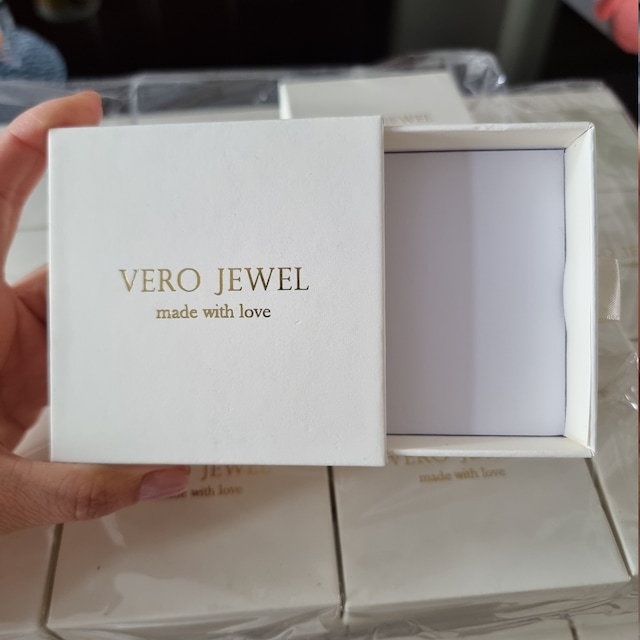 50pcs 992.5 Paper Box Multiple Colors Custom Jewelry Box Personalized Logo  Necklace Earrings Ring Jewelry Packaging Box Bulk Drawer Box 