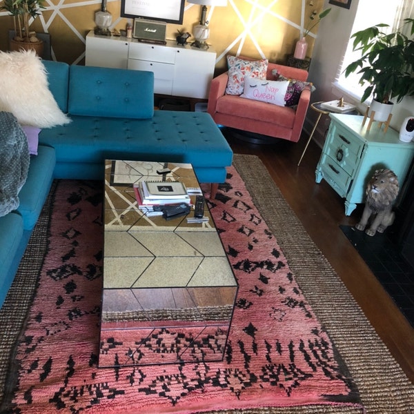 GIZA - Vintage Moroccan Talsint Rug (warm Light Brown, Cream - 2.5x5 ...