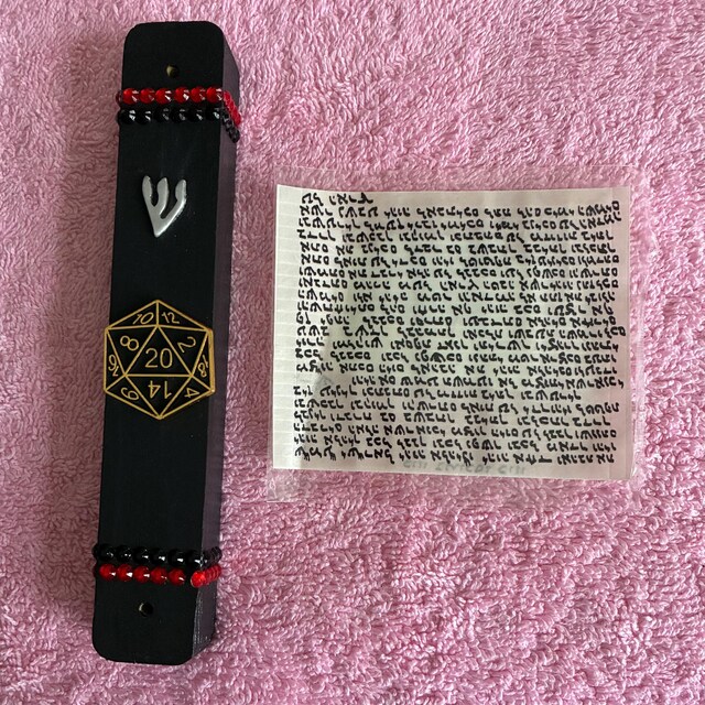 手描きのレインボー ドレイドル LGBTQ ユニークなユダヤ教の