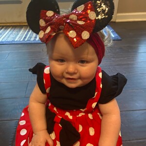 Infant Baby hats Minnie Mouse Mickey Mouse Disney vacation clothing FREE SHIP 