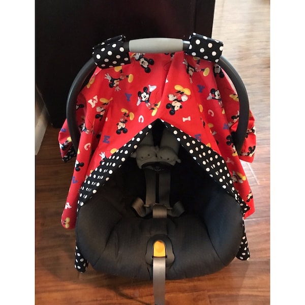 Teal Polka Dot Car Seat Covers