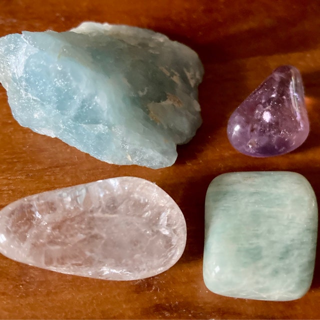 天然アクアマリン結晶、ブラジル産未処理ブルーベリル原石、未処理結晶