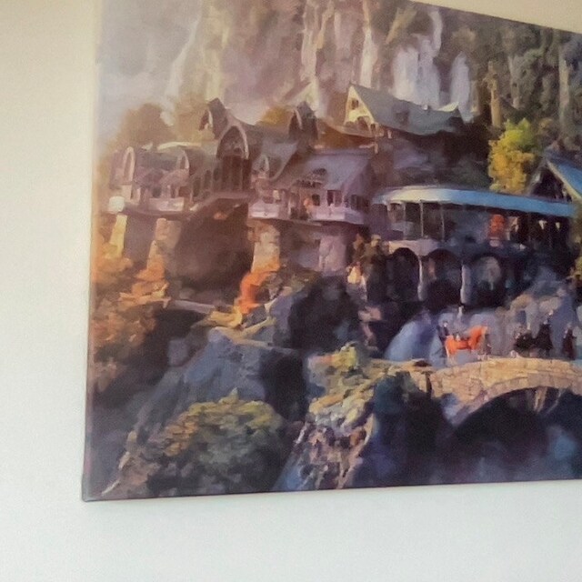 裂け谷を去る仲間たち キャンバスプリント、ロード・オブ・ザ・リング