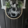 Arkansas Razorbacks Front Door Decor Razorbacks Sign UARK Wreath Hogs ...