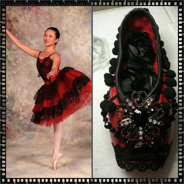 Coppelia Decorated Pointe Shoe Etsy