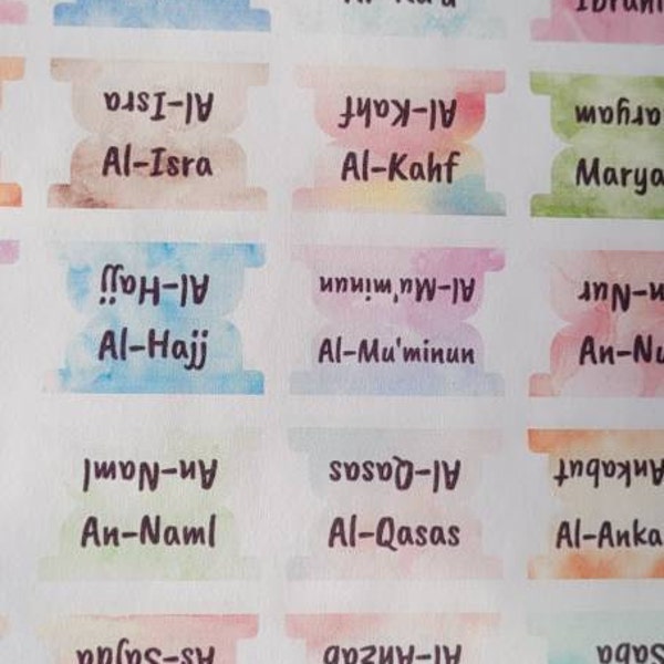 Printable Quran Verses Jar , Quran Verses in Color Motivation for Every Mood , Islamic Reminders ...