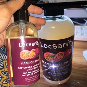 Locsanity Passion Fruit Hair Scalp Moisturizer Dreadlock Spray