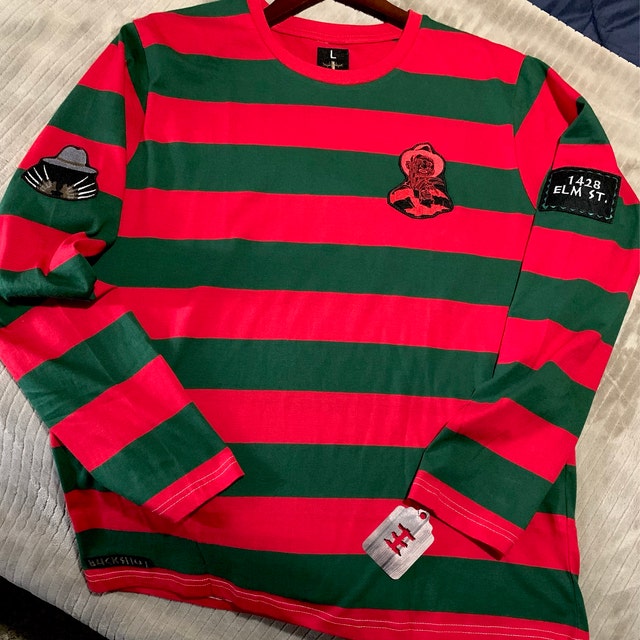 freddy krueger dress shirt Adult Freddy Krueger Mask and Printed Shirt