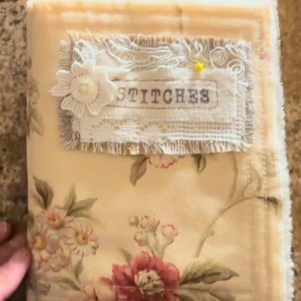 Shabby Fabric Ribbon Strips, Hand Torn 1